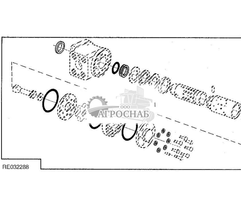 Комплект уплотнений клапана рулевого управления 